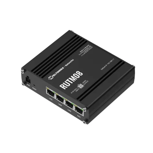 Teltonika Ipari Router 4 x Gigabit RJ45 port (RUTM08)