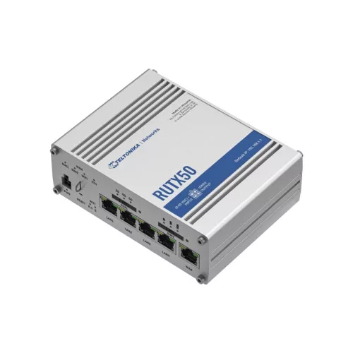 Teltonika Ipari 5G dual-SIM multi-network router (RUTX50)