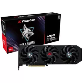   PowerColor AMD RX 9060 XT Hellhound 16GB GDDR6 - RX9060XT 16G-L/OC