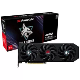   PowerColor AMD RX 9060 XT Hellhound 8GB GDDR6 - RX9060XT 8G-L/OC