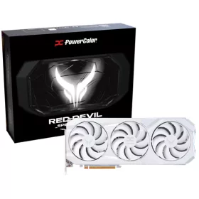   PowerColor AMD RX 9070 XT Red Devil Spectral White 16GB GDDR6 - RX9070XT 16G-E/OC/WHITE