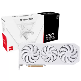   PowerColor AMD RX 9070 XT Hellbound Spectral White 16GB GDDR6 - RX9070XT 16G-L/OC/WHITE