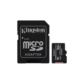   Kingston 64GB SD micro Canvas Select Plus (SDXC Class 10 A1) (SDCS2/64GB) memória kártya adapterrel