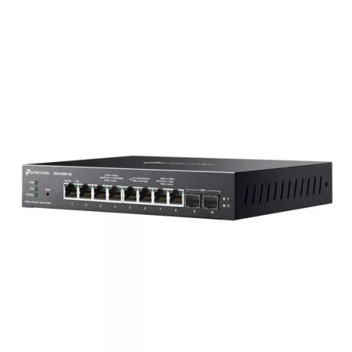 TP-LINK OMADA PoE Switch 8x2500Mbps(8xPOE+) + 2x10G SFP+, Menedzselhető, SG2210XMP-M2