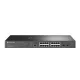 TP-LINK OMADA Switch 16x2.5Gbps(8xPOE+) + 2x10G SFP+ + 1xkonzol port + 1xMicro-USB port, Menedzselhető, SG3218XP-M2