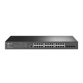   TP-LINK OMADA Switch 24x1000Mbps + 4xGigabit SFP +2 konzol port, Menedzselhető,