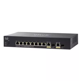 CISCO Switch 10 port, PoE - SG350-10SFP