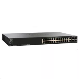   CISCO Switch 28 port, Gigabit, Menedzselhető, SFP - SG350-28SFP