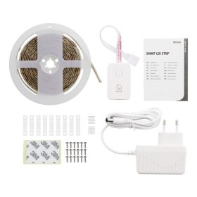   Deltaco SMART HOME SH-LS4M WiFi 2,4GHz, 4 méter, RGB, 2700-6500K, fehér LED-szalag