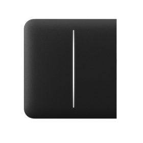   Ajax SideButton szélső kapcsoló sorolókeretbe - 2 gomb - fekete színű