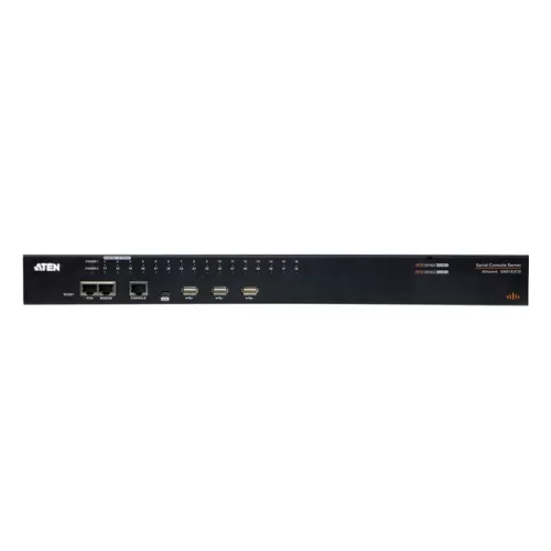 ATEN Serial Konzol Szerver dual-power, 32 port (Cisco pin-outs és auto-sensing DTE/DCE funkció)