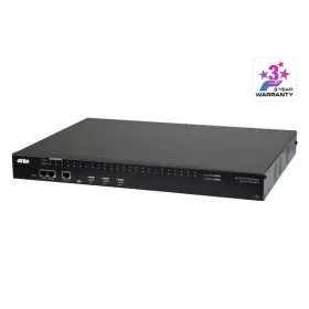   ATEN Serial Konzol Szerver dual-power, 48 port (Cisco pin-outs és auto-sensing DTE/DCE funkció)