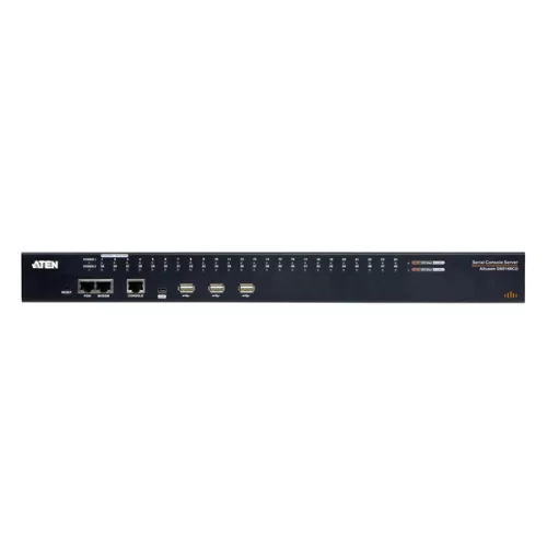 ATEN Serial Konzol Szerver dual-power, 48 port (Cisco pin-outs és auto-sensing DTE/DCE funkció)
