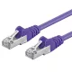 PREMIUMCORD Patch Kábel STP, CAT6a, 1,5m, lila
