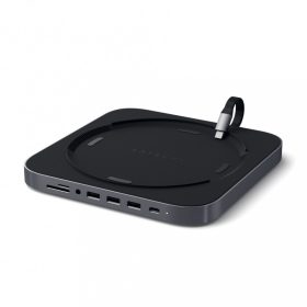   Satechi Aluminium Type-C Stand and Hub for Mac Mini - Space Grey