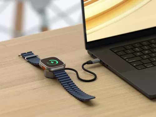 Satechi USB-C Magnetic Fast-Charging Cable for Apple Watch - Space Gray