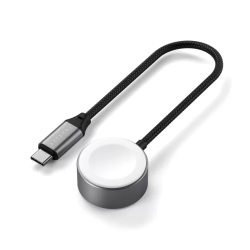 Satechi USB-C Magnetic Fast-Charging Cable for Apple Watch - Space Gray