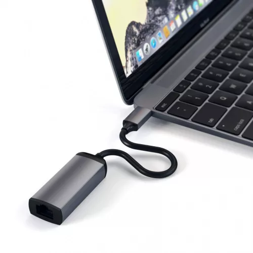 Satechi Aluminium Type-C to Ethernet Adapter - Space Grey