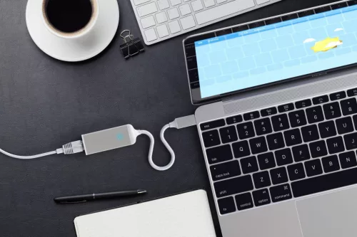 Satechi Aluminium Type-C to Ethernet Adapter - Silver