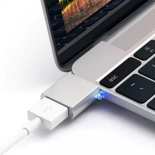Satechi Type-C to USB-A 3.0 Adapter - Silver