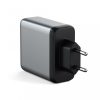 Satechi 100W USB-C PD Wall Charger Gallium Nitride (GaN) charging - asztroszürke