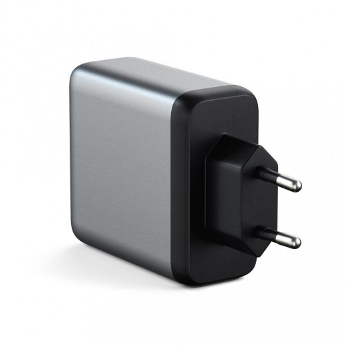 Satechi 100W USB-C PD Wall Charger Gallium Nitride (GaN) charging - asztroszürke