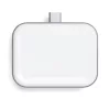 Satechi USB-C 2 in 1 Wireless charging dock for Apple watch and Airpods - Silver