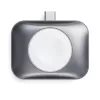 Satechi USB-C 2 in 1 Wireless charging dock for Apple watch and Airpods - Silver