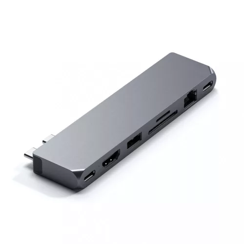 Satechi Pro Hub Max (1xUSB4,1x HDMI 4K 60Hz,1xUSB-A3.0,1x micro/SD,1xEthernet,1xUSB-C,1xAudio) - Space Grey