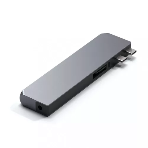 Satechi Pro Hub Max (1xUSB4,1x HDMI 4K 60Hz,1xUSB-A3.0,1x micro/SD,1xEthernet,1xUSB-C,1xAudio) - Space Grey