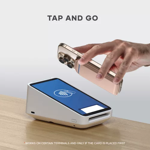 Satechi Vegan-Leather Magnetic Wallet Stand (iPhone 12/13/14/15 all models) - Desert Rose