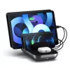 Satechi Dock 5 Multi device charging station with EU plug (2xUSB-C PD 20 W, 2x USB-A 12W, Wireless) - Space Grey