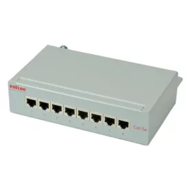 ROLINE Patch panel STP CAT5e, szürke