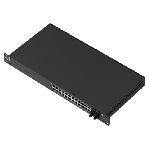 Teltonika 24xGbE PoE + 4xSFP switch [Profinet Class B], rackbe szerelhető
