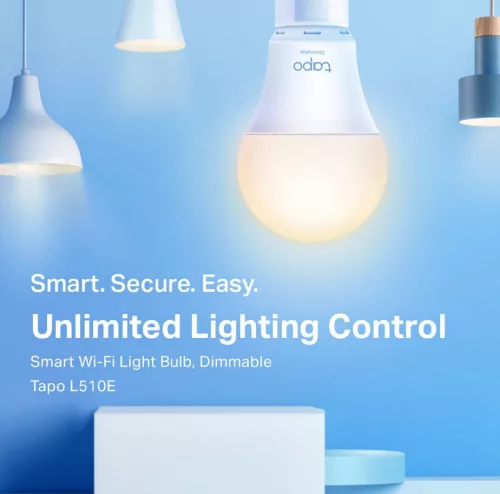TP-LINK IZZÓ TAPO L510E Smart WiFi Light Bulb, Dimmable
