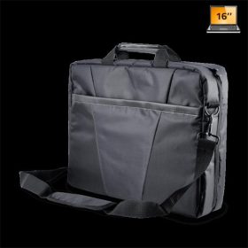   Advance Notebook táska - BASICLINE 16" (Max.: 16", vállpánt, fekete)