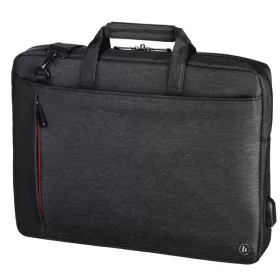   Hama Notebook táska - 216577 Manchester (Max.: 15,6", USB port, vállpánt, fekete)