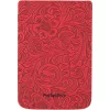 POCKETBOOK e-book tok -  PocketBook Shell 6" (Touch HD 3, Touch Lux 4, Basic Lux 2) Piros, virágmintával