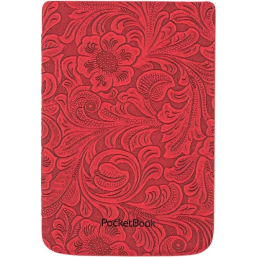 POCKETBOOK e-book tok -  PocketBook Shell 6" (Touch HD 3, Touch Lux 4, Basic Lux 2) Piros, virágmintával