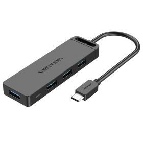 Vention USB-C -> USB-A 3.0*4 & Micro B USB 1m, Hub