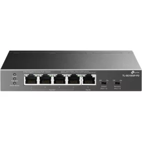   TP-LINK PoE Switch 5x1000Mbps(1xPOE++/4xPOE+) Fémházas, TL-SG1005P-PD