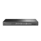 TP-LINK OMADA Switch 24x1000Mbps + 4x10Gigabit SFP+, 2 konzol port, Menedzselhető, TL-SG3428X