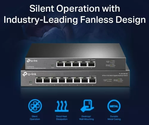 TP-LINK SWITCH TL-SG108-M2 8-Port 2.5G Multi-Gigabit Desk