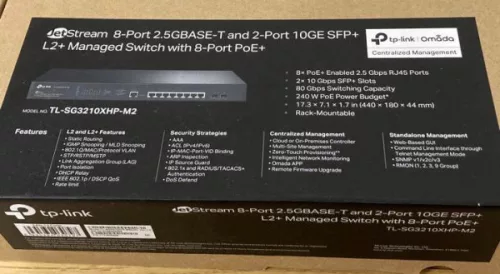 TP-LINK SWITCH TL-SG3210XHP-M2 JetStream