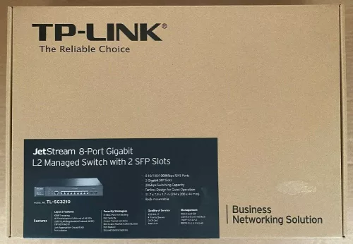 TP-LINK SWITCH TL-SG3210 JetStream 8Port Gigabit L2+