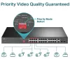 TP-LINK SWITCH TL-SL1226P 24Port 10/100Mbps + 2Port Gigabit