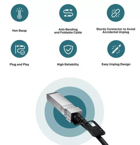 TP-LINK KÁBEL TL-SM5220-1M SFP 1M Direct Attach SFP+