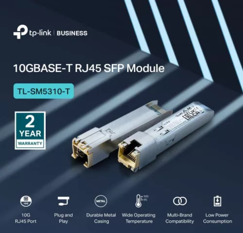 TP-LINK SFP MODUL TL-SM5310-T 10GBASE-T RJ45 SFP+
