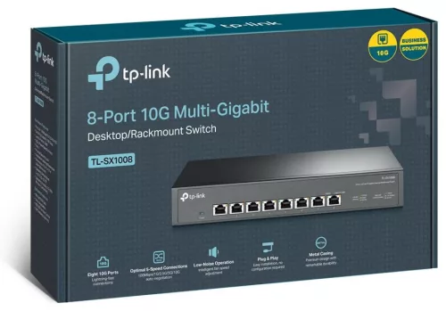 TP-LINK SWITCH TL-SX1008 8Port 10G Multi-Gigabit