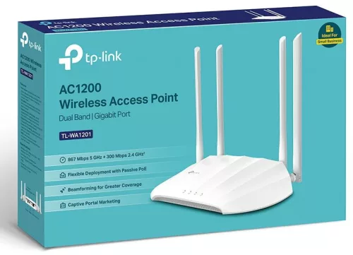TP-LINK ACCESS POINT TL-WA1201 AC1200 Wireless Gigabit